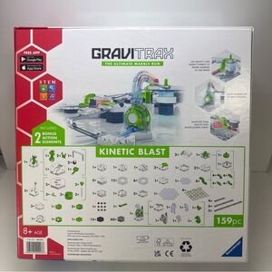 GraviTrax 159-piece Kinetic Blast Marble Run Set, STEM Learning for Kids Ages 8+
